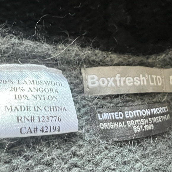 Boxfresh British Designer Cardigan LIMITED EDITION SIZE L - Picture 4 of 4